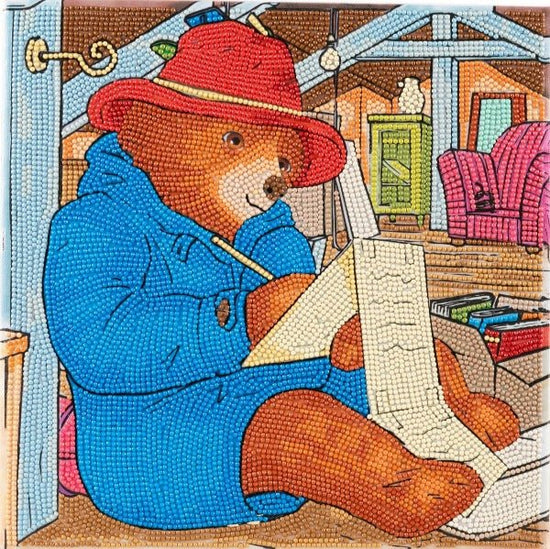 "Paddington & A Letter" 30x30cm Crystal Art Kit