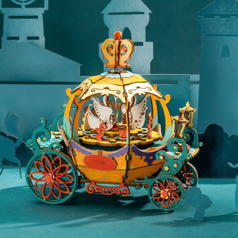 "Pumpkin Carriage" Robotime Puzzle