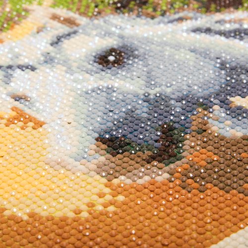 "Sunshine Unicorn" Crystal Art Canvas Kit 30x30cm