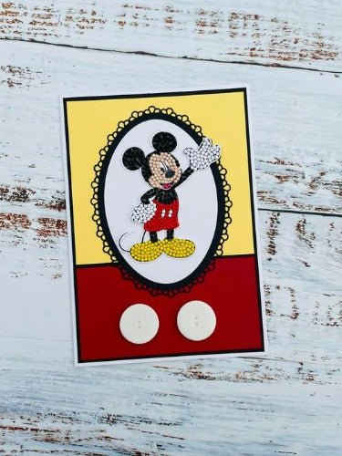 Mickey Mouse Crystal Art A6 Stamping Set - Frame 1