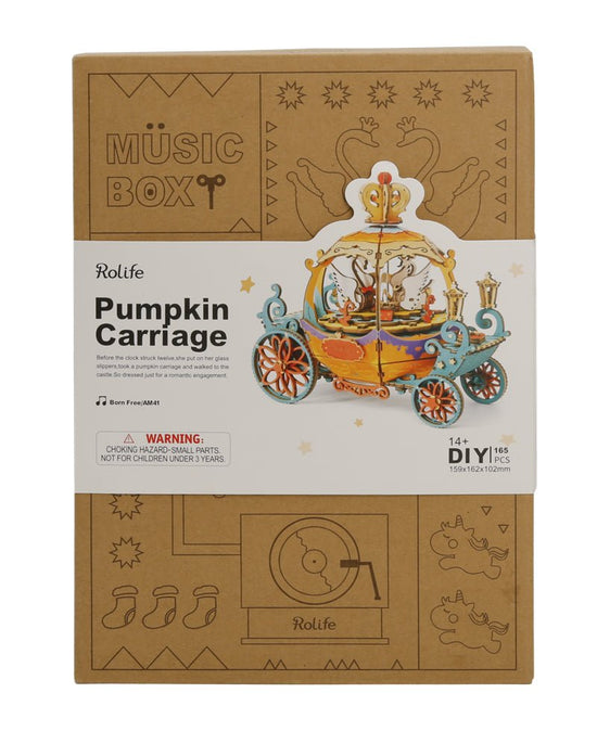 "Pumpkin Carriage" Robotime Puzzle