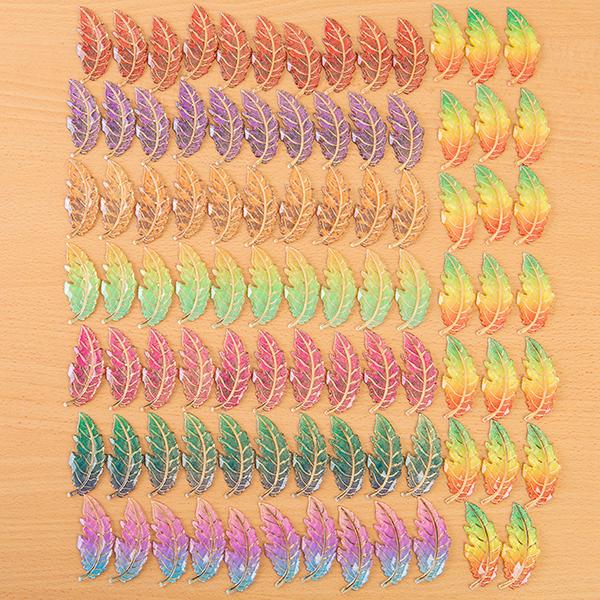 CB Set of 80 Luxury Acrylic Leaves