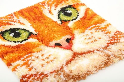 "Ginger Cat" Latch Hook Rug Kit 53.5*53.5cm