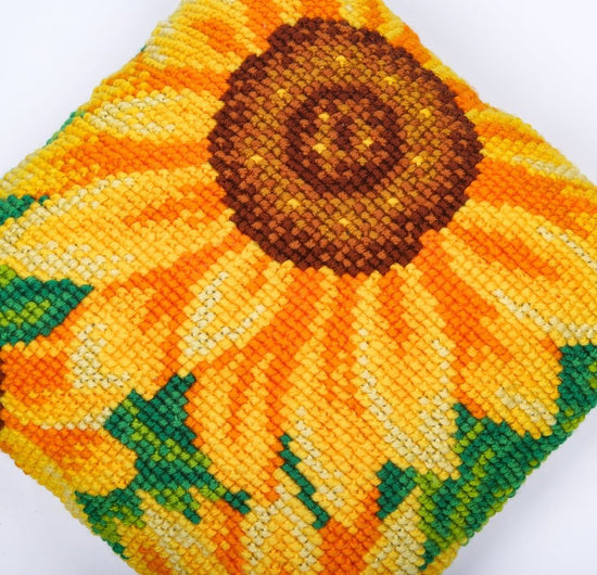 "Sunflower" Cross Stitch Cushion Kit 43x43cm