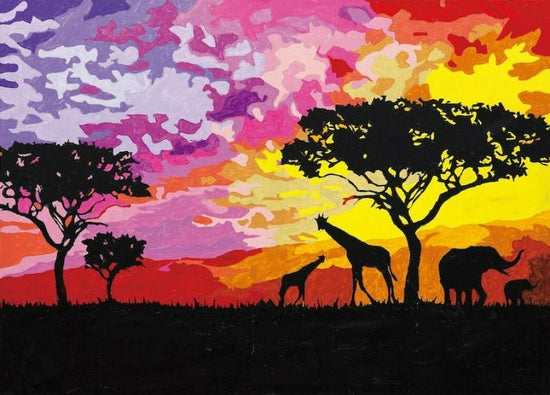 "African Sunset" Paint By Numbers 90x65cm
