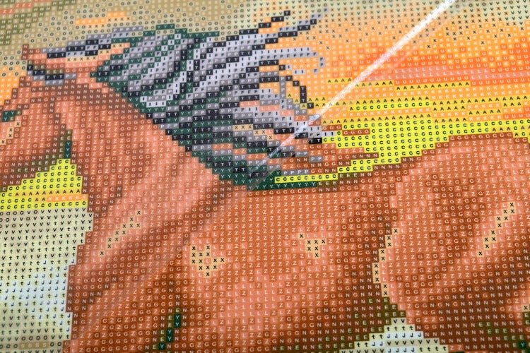 "Horse on the Run" Crystal Art Canvas Kit 30x30cm