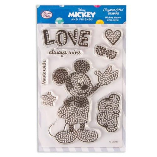 Mickey Mouse Crystal Art A6 Stamping Set - Packaging
