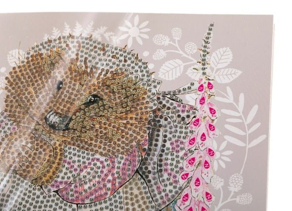 Mrs. Tiggy-winkle 18x18cm Crystal Art Card