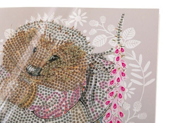 Mrs. Tiggy-winkle 18x18cm Crystal Art Card