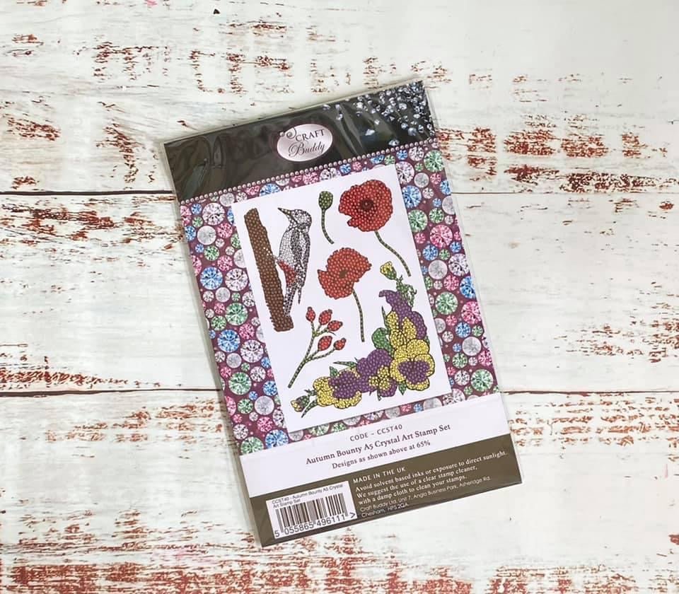 Craft Buddy Crystal Art Autumn Bounty A5 Stamp Set