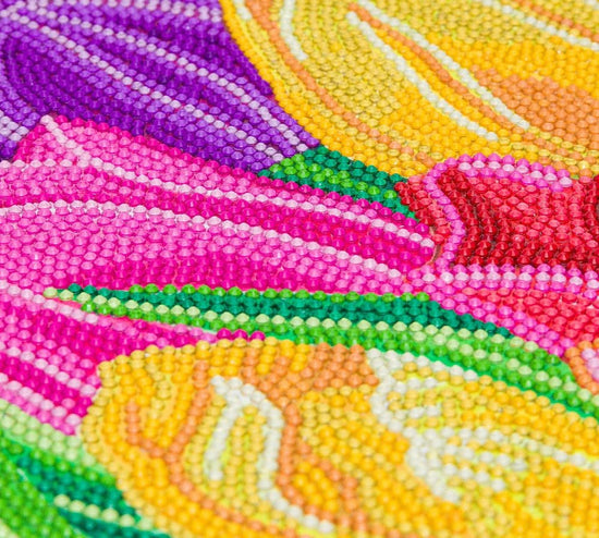 "Terrific Tulips" Crystal Art Folding Storage Box 30*30cm