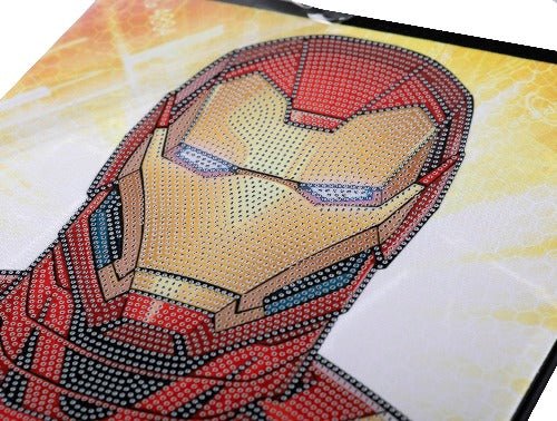 Ironman Crystal Art Foldable Storage Box 30x30cm Before