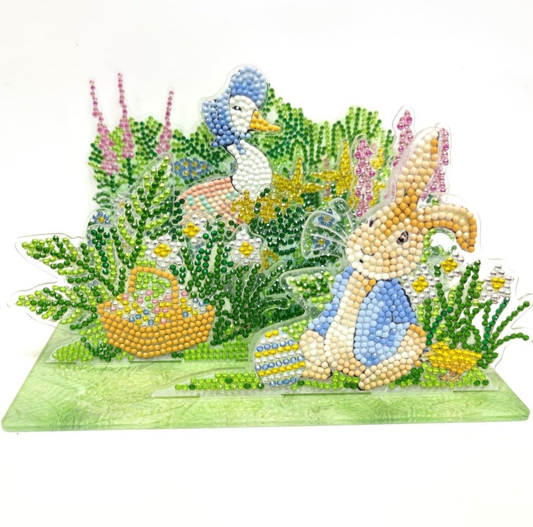 Peter Rabbit Crystal Art 3D Scene