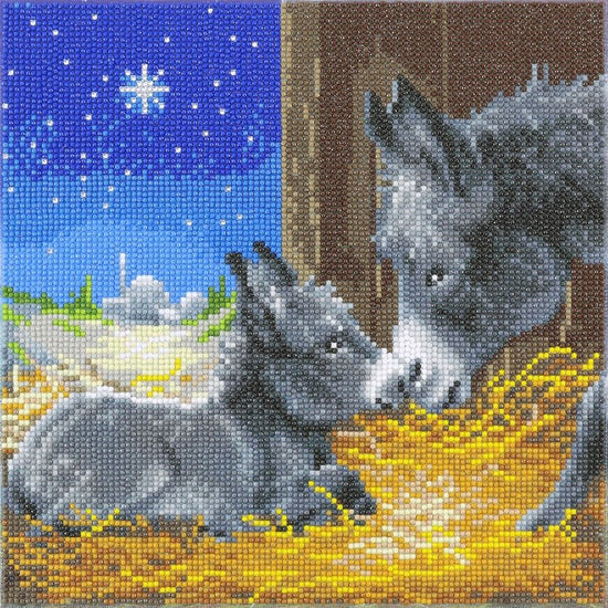 Little donkey crystal art kit
