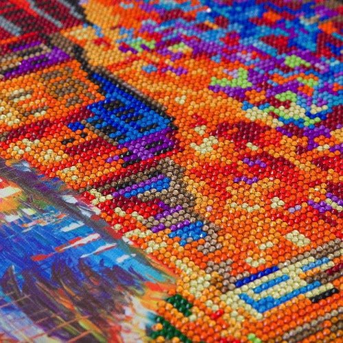 Grand Canal Venice crystal art canvas kit close up