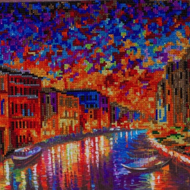 Grand Canal Venice crystal art canvas kit