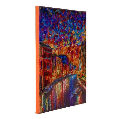Grand Canal Venice crystal art canvas kit side view