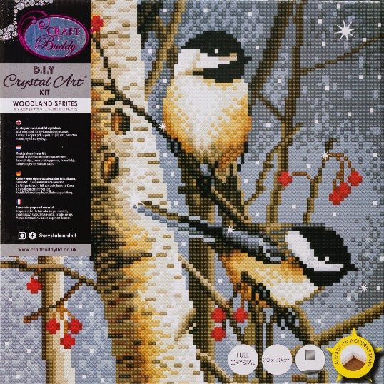 "Woodland Sprites" Crystal Art Canvas Kit 30x30cm