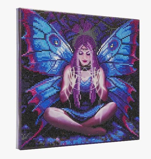 "Spell Weaver" Crystal Art Canvas by Anne Stokes 30x30cm