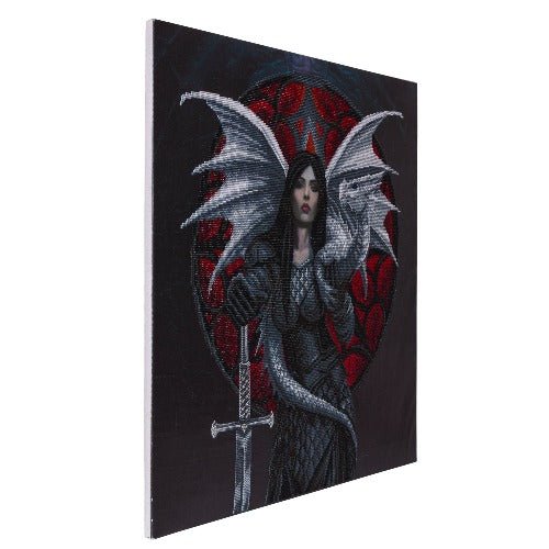 "Valour" Crystal Art Canvas by Anne Stokes 70x70cm