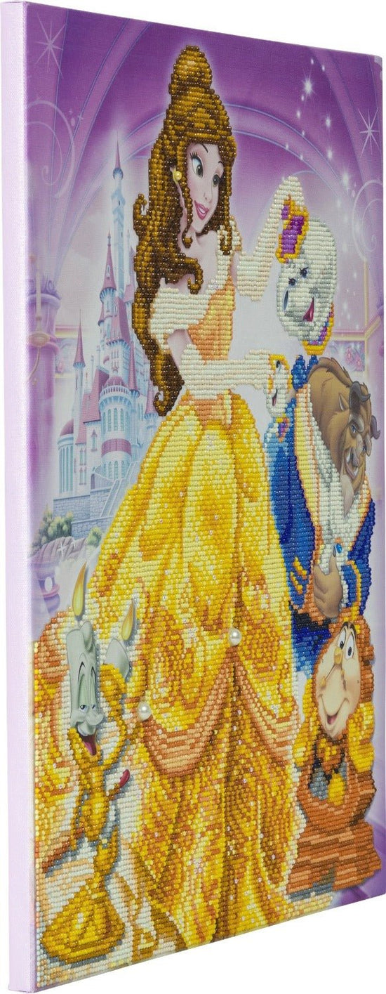 "Beauty and the Beast Medley" Crystal Art Kit 40x50cm Side view
