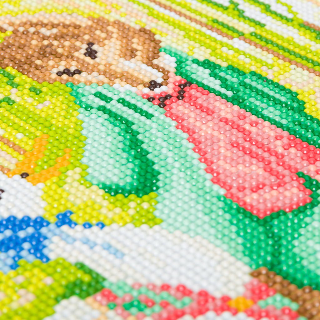 "Jemima Puddle-Duck and Mr Fox" Crystal Art Canvas 30x30cm