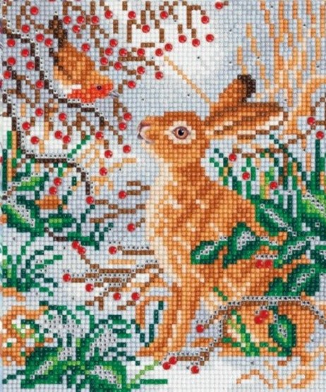 Majestic Hare & Robin - Front VIew