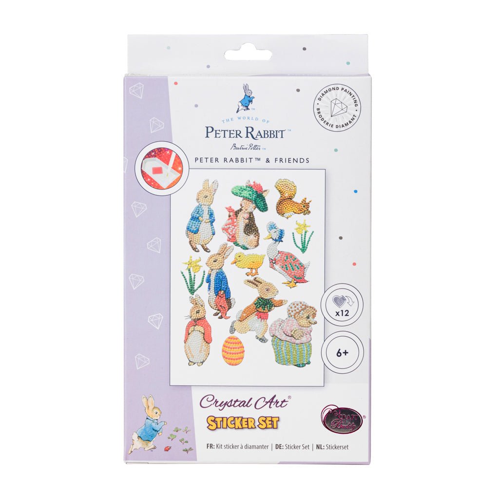 "Peter Rabbit" Crystal Art Sticker Set
