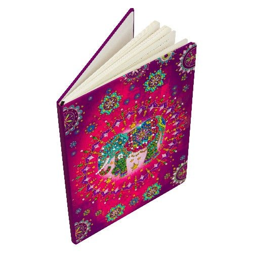 "Elephant Fantasy" Crystal Art Notebook