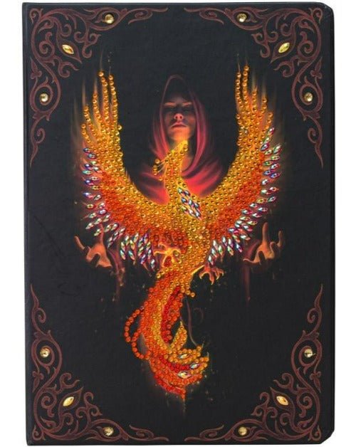 "Phoenix Rising" by Anne Stokes Crystal Art Notebook 26x18cm