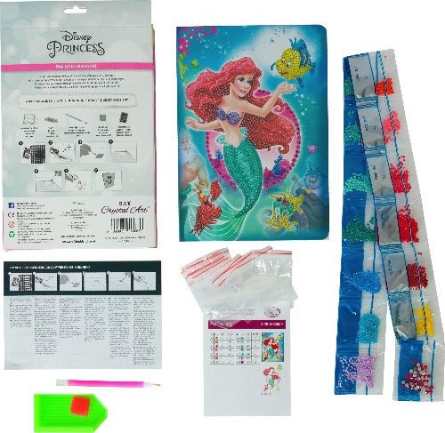 "The Little Mermaid" Crystal Art Notebook