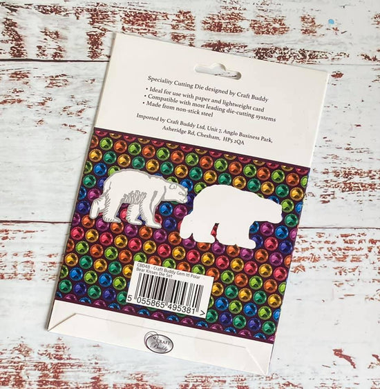 "Polar Bear Kisses" Gem It! Die Set