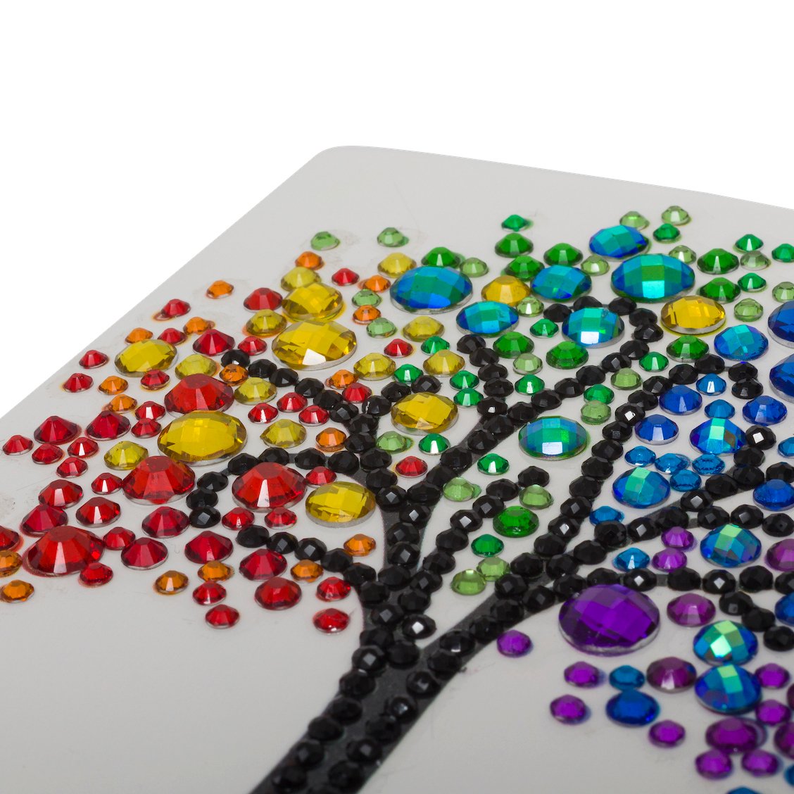 Rainbow Tree, 10x15cm Crystal Art Card