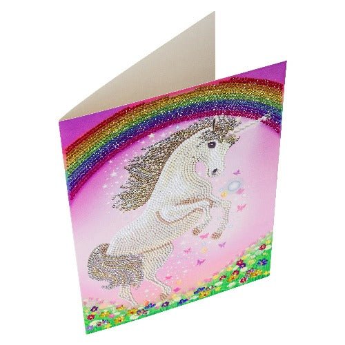 "Unicorn Rainbow" Giant Crystal Art Card Kit