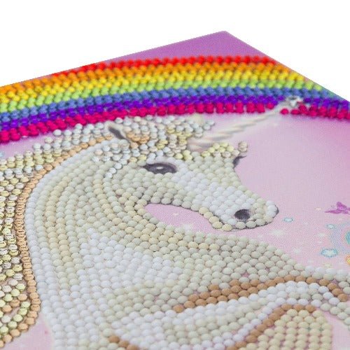 "Unicorn Rainbow" Giant Crystal Art Card Kit