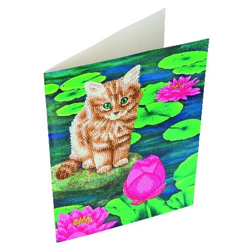 "Lily's Pond" Giant Crystal Art Card Kit