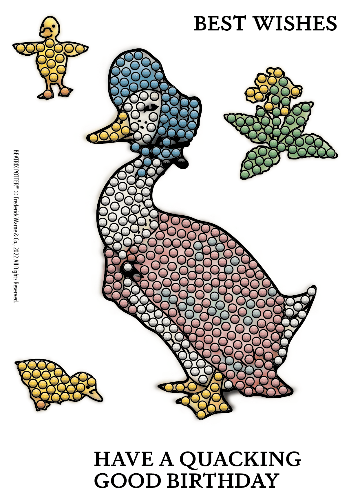 Peter Rabbit Crystal Art A6 Stamp Set - Jemima Puddle-Duck