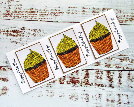 Cute Cupcakes A6 Crystal Art Stamp Set