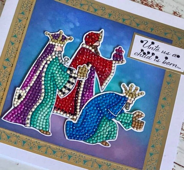 "We Three Kings" Crystal Art A5 Stamp set