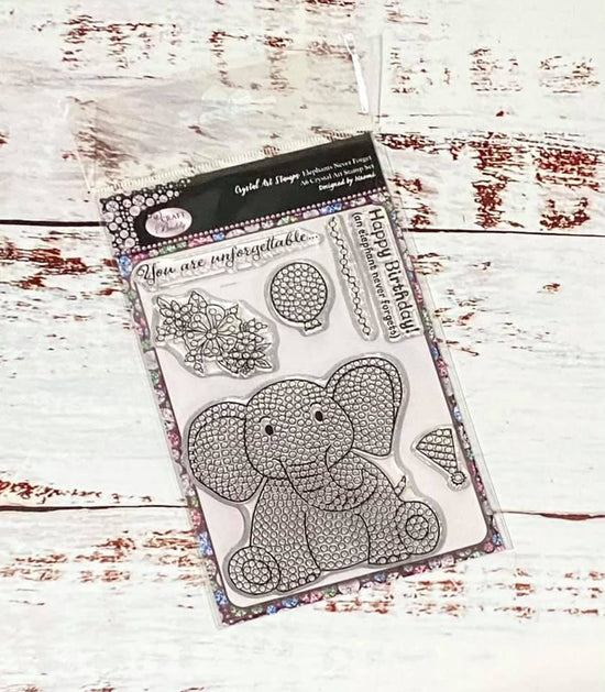 Craft Buddy Elephants Never Forget A6 Premium Stamp Set