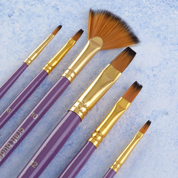 Craft Buddy Set of 6 Brushes