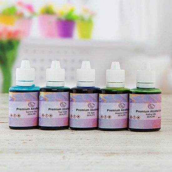 Craft Buddy Premium Alcohol Inks - Set 4: Natural Beauty