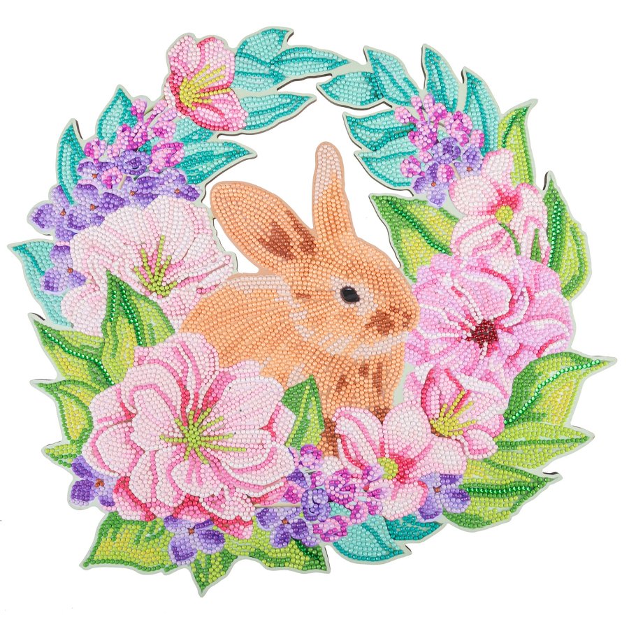 Crystal Art Wreath Kit - Easter Front