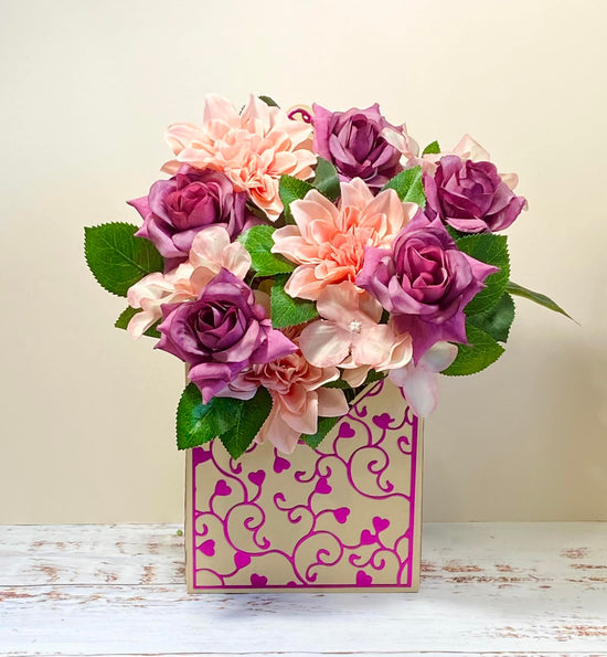 Craft Buddy Forever Flowerz Tangled Love Envelope Box die set