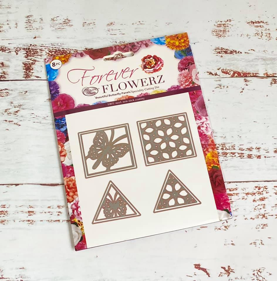 Forever Flowerz Beautiful Butterfly Panel Die Set