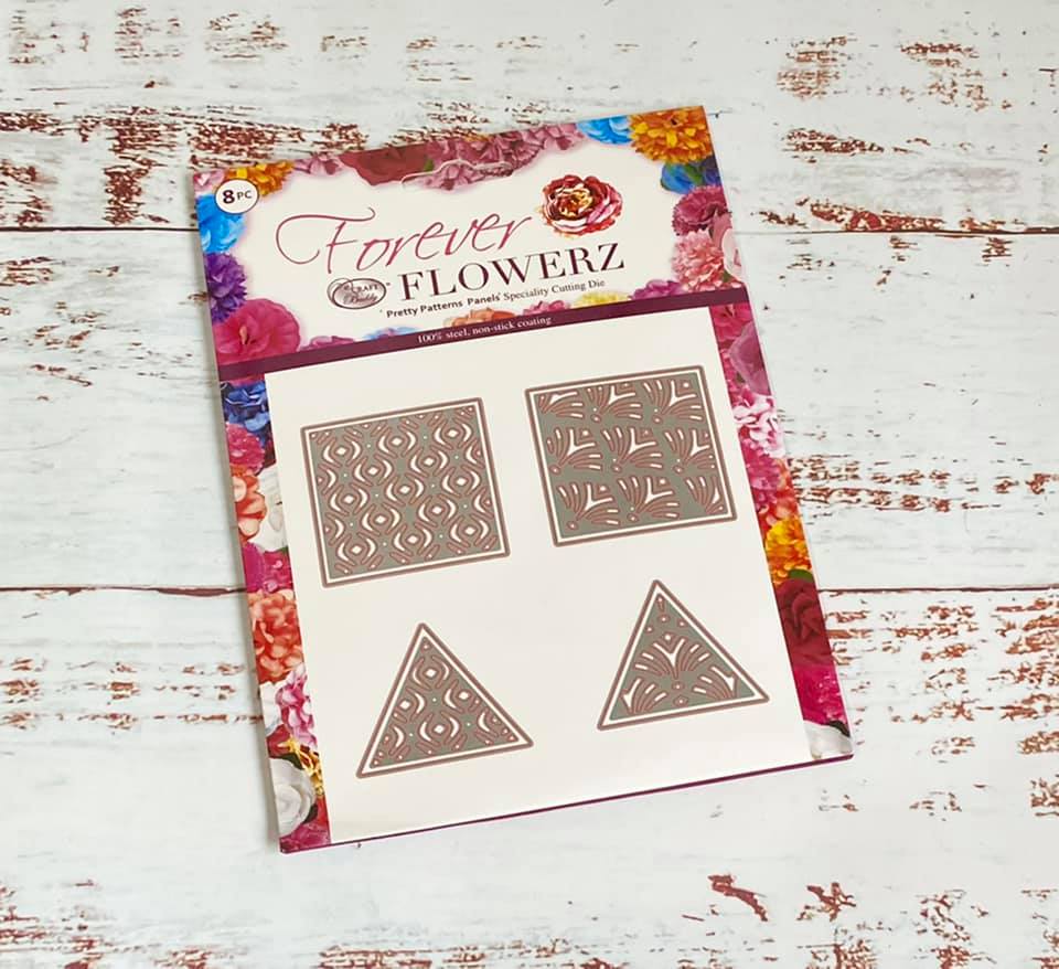 Forever Flowerz Pretty Patterns Panel Die Set