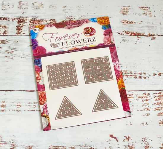 Forever Flowerz Pretty Patterns Panel Die Set