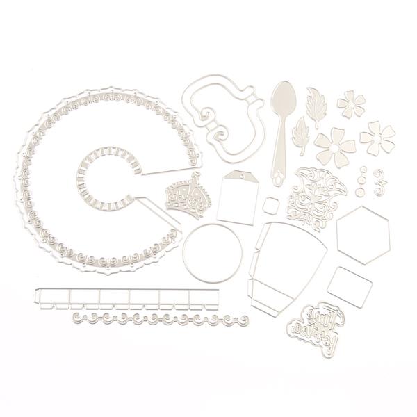 Craft Buddy Forever Flowerz Time for Tea Posy Vase die set