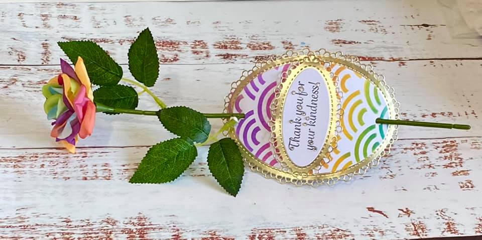"Rainbow Roses" Forever Flowerz Makes approx 60 Flowers