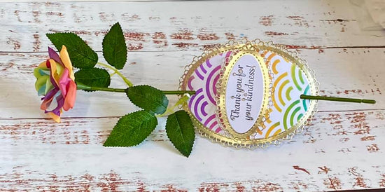 "Rainbow Roses" Forever Flowerz Makes approx 60 Flowers